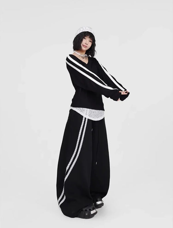 Black Lace Leisure Trousers alternatif görünüm