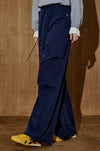 Wide Leg Beli Lastikli Jogger, yan görünüm — Navra Wear