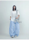 Blue Check Sport Trousers