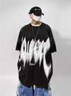 Throwback Concrete-Jungle Boxy-Fit Rebel-Cut Print T-Shirt