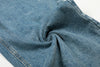 Yıkanmış Yırtık Detaylı İspanyol Paça Jean Pantolon, kombin görünüm — Navra Wear