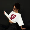 Millennium Russian Style Letter Patterned Easy-Fit Cotton T-Shirt