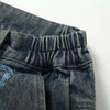 Long-lasting Classic Camo Print Splicing Design Denim