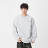 Baskılı Bisiklet Yaka Sweatshirt, arka görünüm — Navra Wear