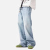 Western Style Rhinestone Printed Relaxed Denim