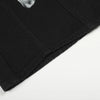 İspanyol Paça Yıldız Baskılı Jean Pantolon, yakın çekim — Navra Wear