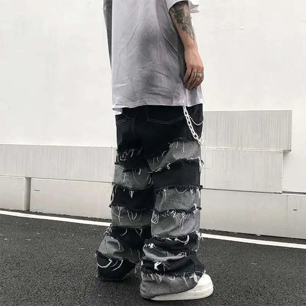 Darkwear Tassel Mosaic Denim alternatif görünüm