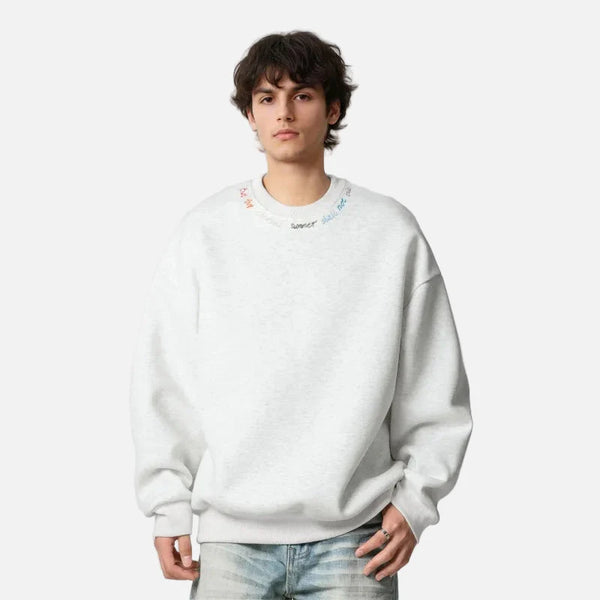 Spectrum Script Crewneck