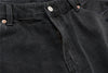 Yıkanmış Bol Kesim Şort, önden görünüm — Navra Wear