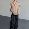 Air-Light Clean-Tone Color Multi-Stripe Long Sleeve T-Shirt