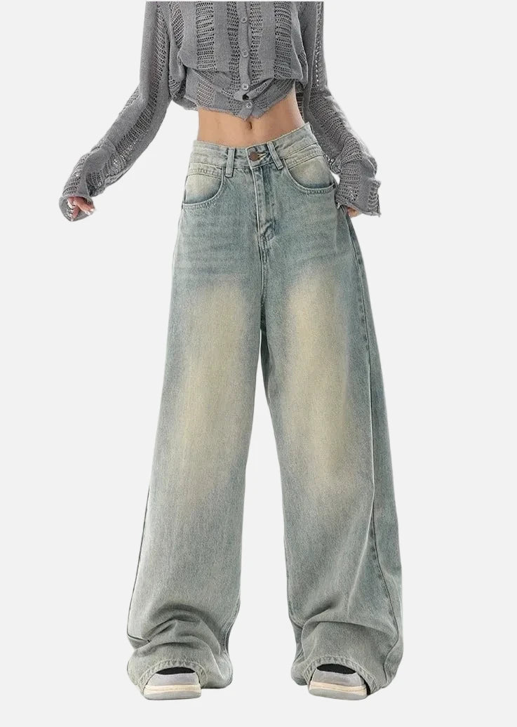 Ultra Bell-Leg Relaxed Denim