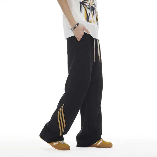 Cord Elastic Casual Sport Trousers alternatif görünüm