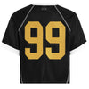 Millennium Spliced Mesh O-Neck Collar Print Sport T-Shirt
