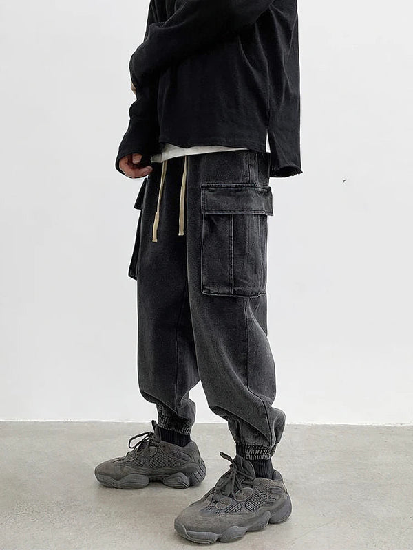 Relaxed Metro Black Denim Utility Denim alternatif görünüm
