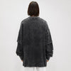 Worn Flag Print Boxy Sweatshirt