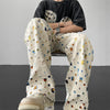 Vintage Plaid Cotton Trousers