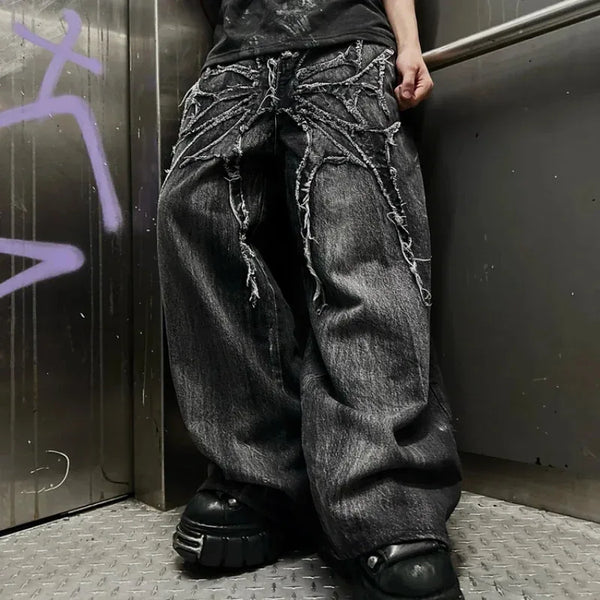Dark Classic Oversized Relaxed Fit Denim