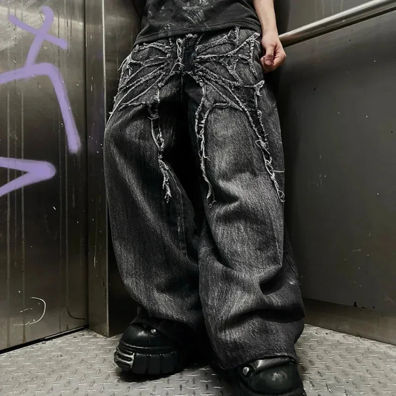 Dark Classic Oversized Relaxed Fit Denim