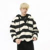 Striped Fluffy Sweatshirt