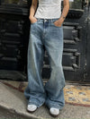 Heritage Rinse Blue Bell Leg Denim