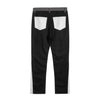Black Gray Western Style Stitched Stacked Denim