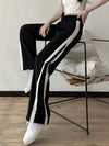 Stripe Panel Loose Trousers