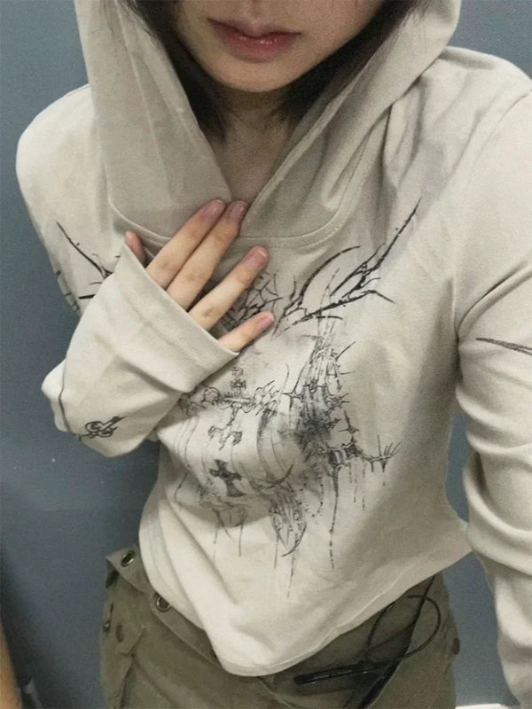 Weekend Rebel Grunge Sweatshirt alternatif görünüm
