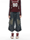 Heritage Relaxed High-Rise Denim Shorts