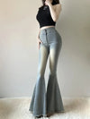 Women Sleek Stretch Bell Denim