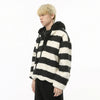 Striped Fluffy Sweatshirt