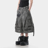 Timeless Sleek Field Ribbon Cropped Denim Shorts