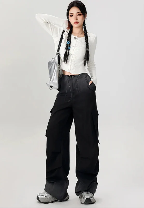 Cozy 90s Gradient Athletic Street Pants alternatif görünüm