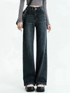 Heritage Black Relaxed High-Rise Slim Denim