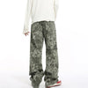 Easy Urban Beat Western Style Wild Print Denim