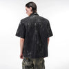 Geo Tie-Dye Diamond Panel Luxury Shirt