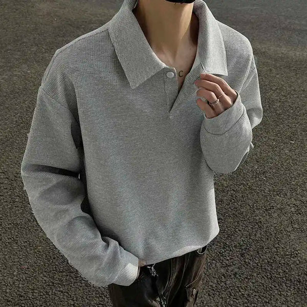 Hangang Style Men's Enduring T-shirts alternatif görünüm