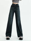 Heritage Black Relaxed High-Rise Slim Denim