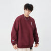 At Baskılı Bisiklet Yaka Sweatshirt, stil görünüm — Navra Wear