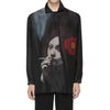 Obsidian Loose Drape Premium Casual Shirt