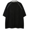 Suede Stitch-Craft Easy-Fit Laid-Back T-Shirt