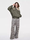 Leopar Desenli Jogger, arka görünüm — Navra Wear
