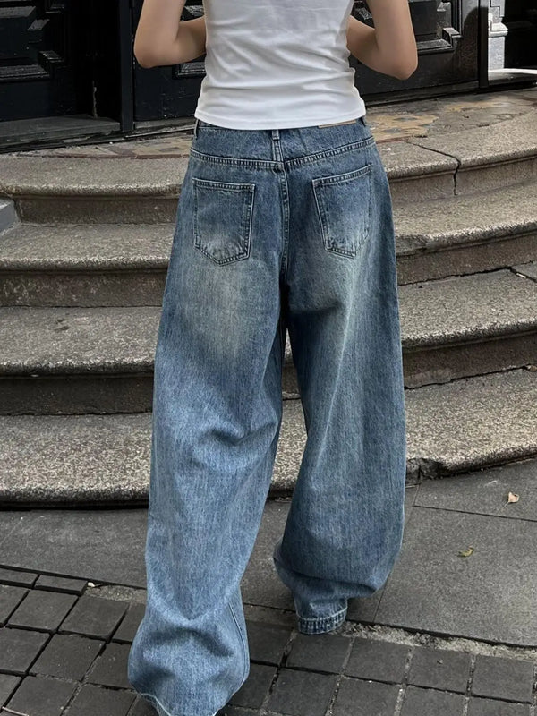 Heritage Rinse Blue Bell Leg Denim alternatif görünüm