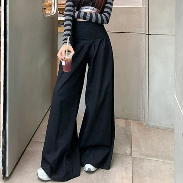Chic Vintage Summer Wide-Leg alternatif görünüm