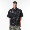 Removable Chain Shoulder Detail Shirt