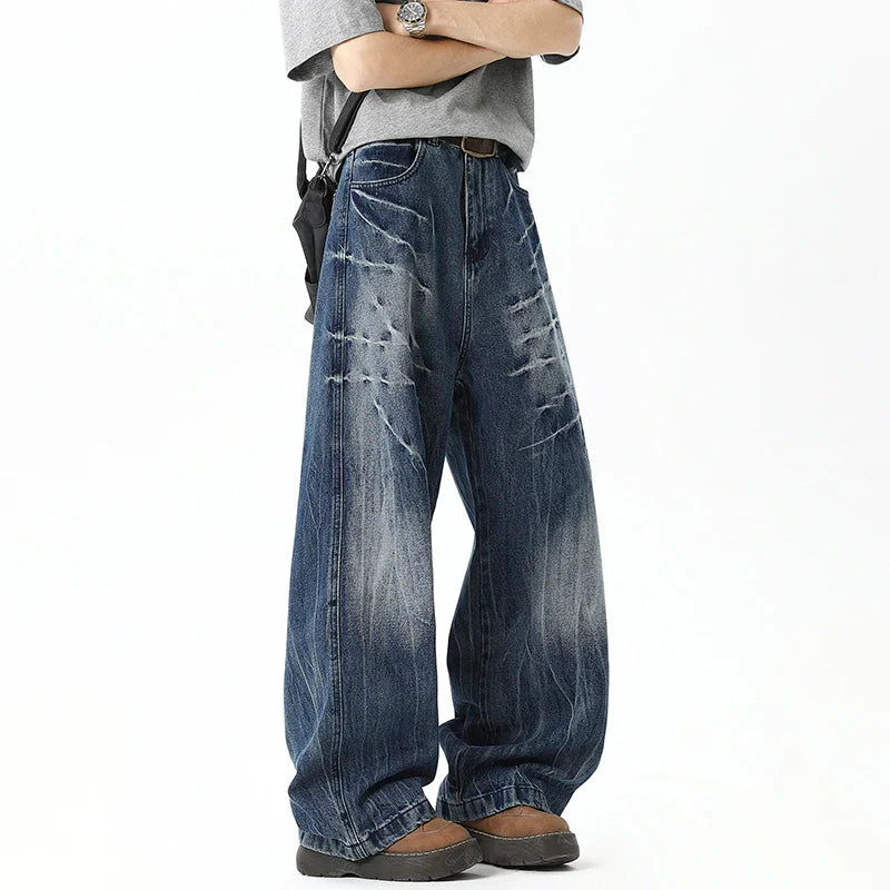 Contrast Color Classic Leg Denim