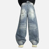 Heritage Moustache Effect Faded Denim