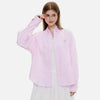 Satin Stripe Tapered Long Sleeve Shirt