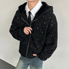 Patchwork Sweatshirt, yakın çekim — Navra Wear