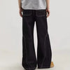 Heritage Dark Woven Pattern Printed Sleek Denim