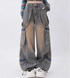 Chic High-Rise Bell Leg Relaxed Denim